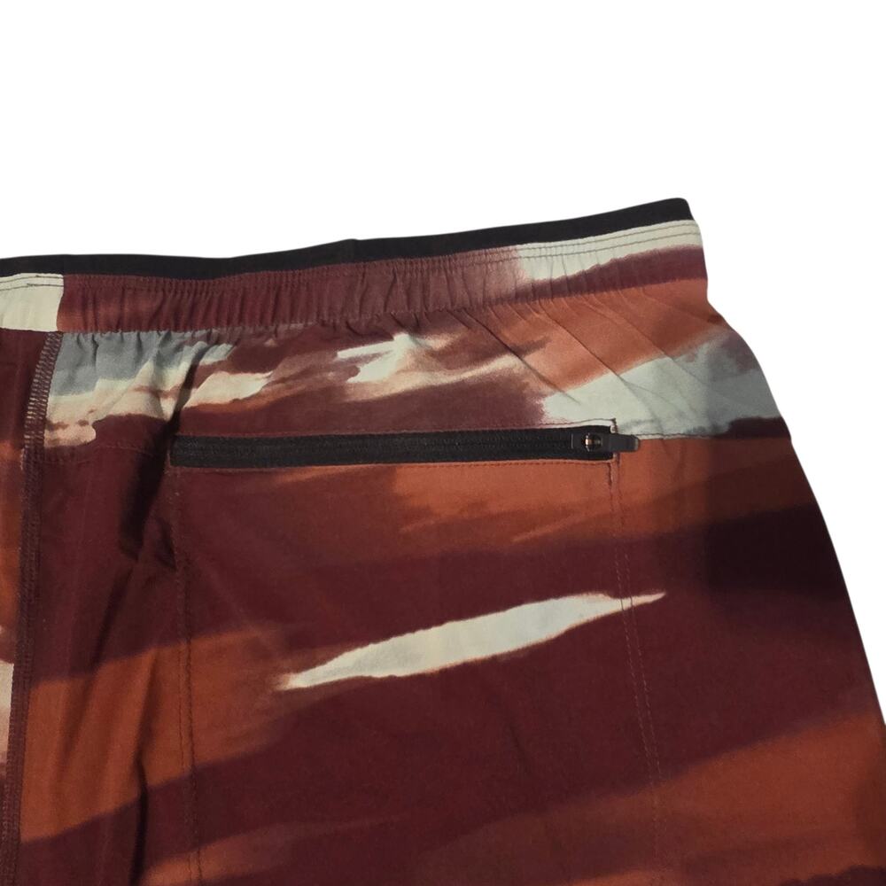 Smart Wool Men Active Training Shorts 8"  sz XL Lined Performance Horizon Print - Picture 8 of 11